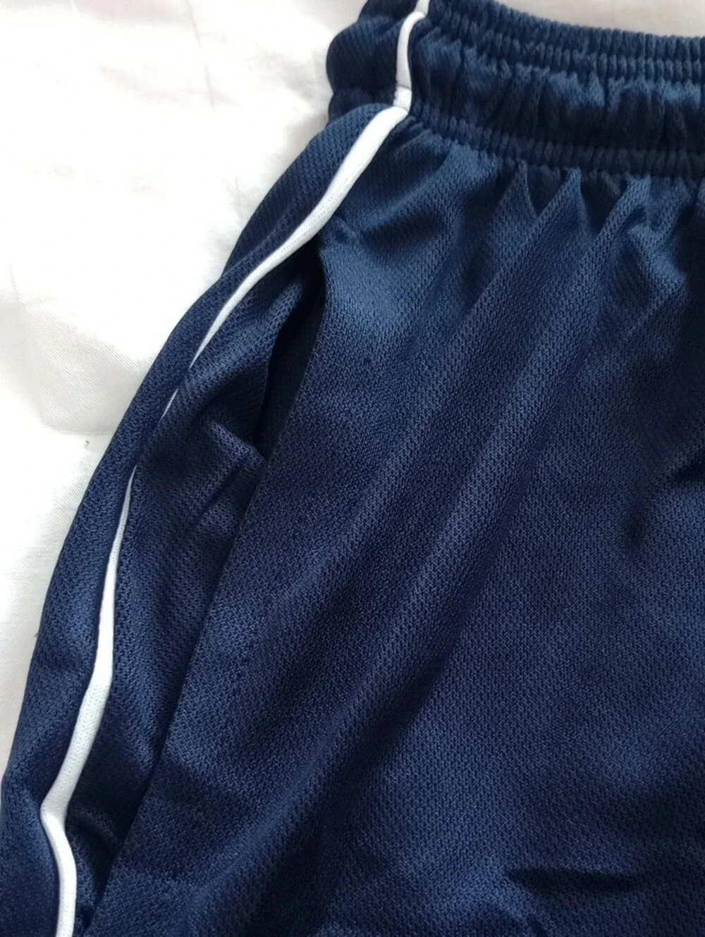NWT ADIDAS Navy Athletic Training Shorts with Trefoil Logo